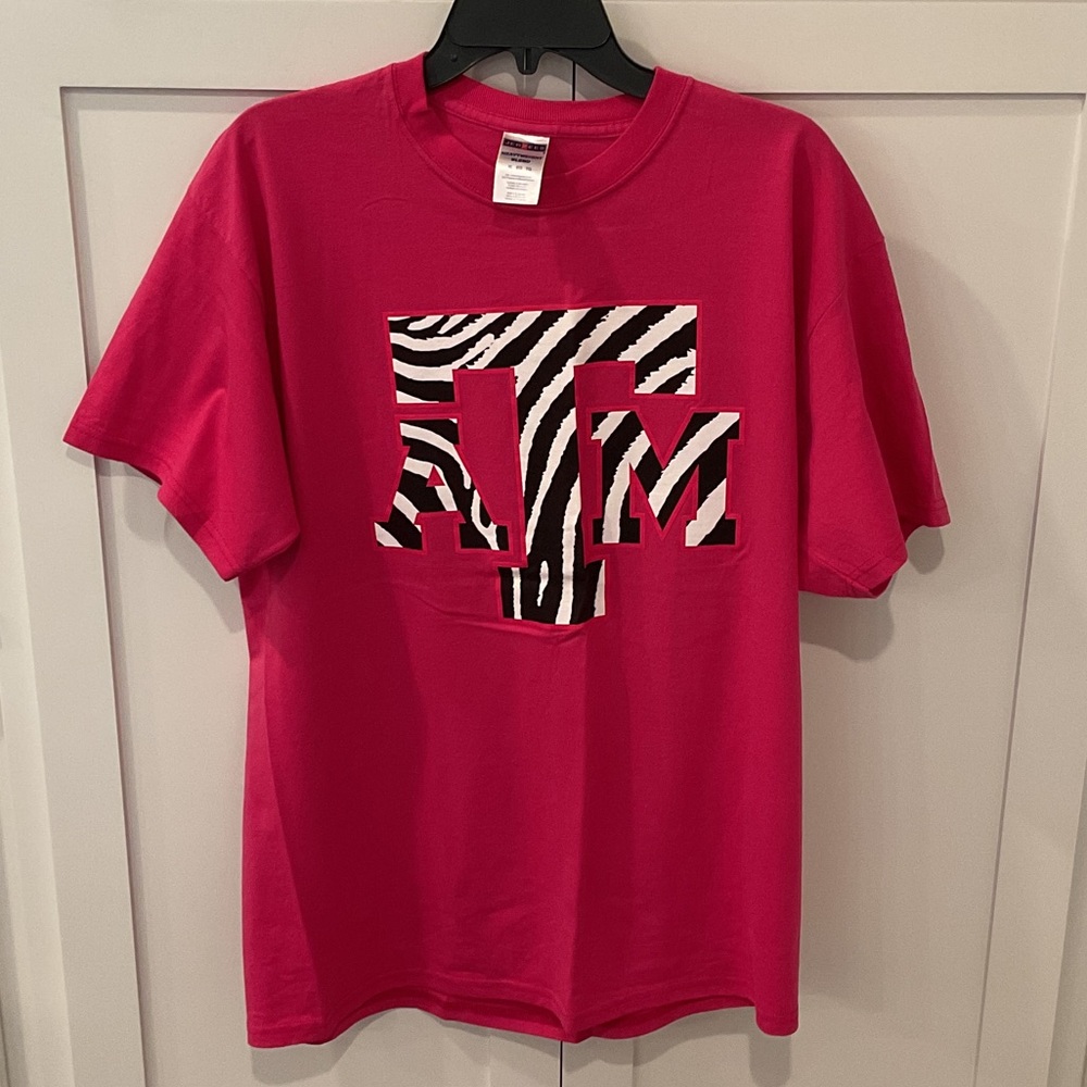 Ladies Texas A&M Logo Graphic T-Shirt - Pink
